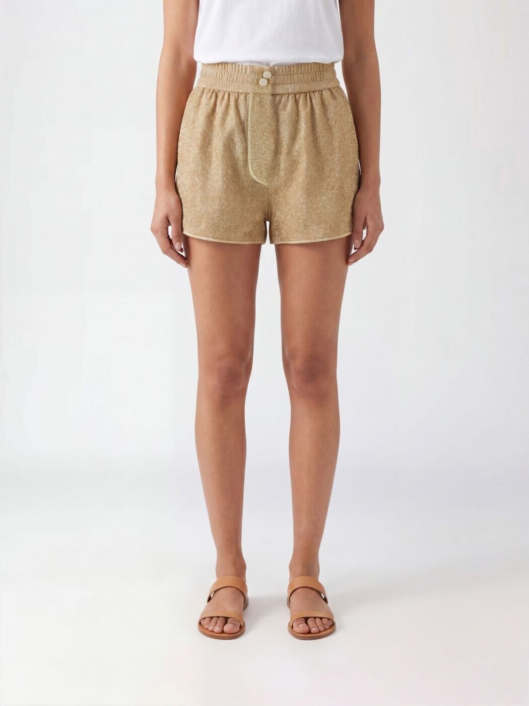 オスレー OSEREE ジーンズさる股引き さる股引き レディース ゴールド Denim shorts LRF235 関税 貨物輸送無料 2026SS gi