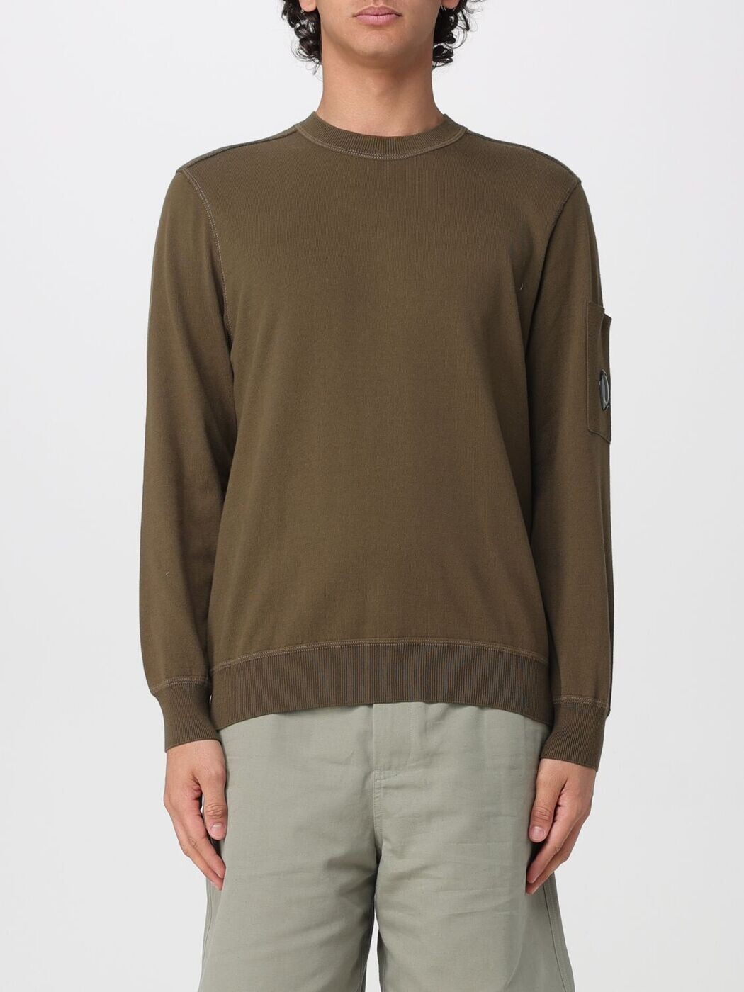 シーピー 相手 CP COMPANY トレーナー 調教師 メンズ 緑であること Sweatshirts 20CMKN102A110560A 関税 貨物輸送無料 2026SS gi