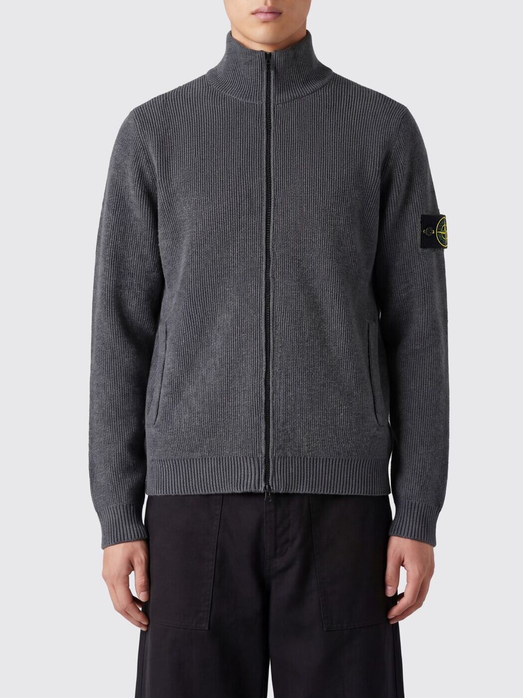石ころ 島 STONE ISLAND スウェーター 編み物お召しもの メンズ 薄墨色 Knitwear 5100034S0N12 関税 貨物輸送無料 2026SS gi