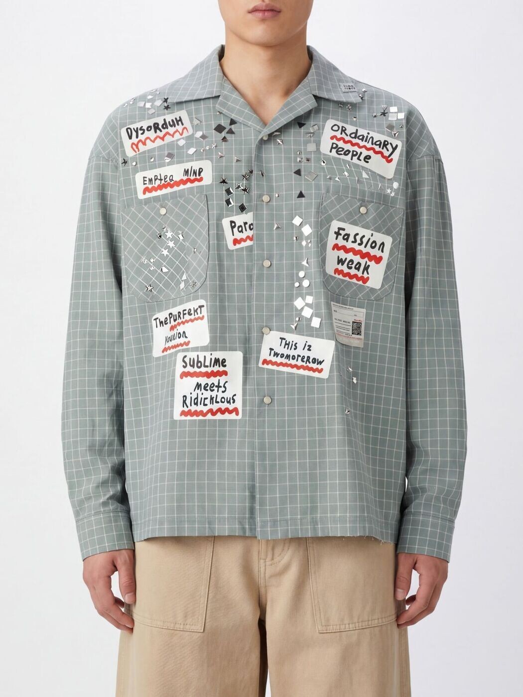 住み家 ミハラヤスヒロ MAISON MIHARA YASUHIRO プルオーバー メンズ 青碧 Shirts A16SH088 関税 貨物輸送無料 2026SS gi