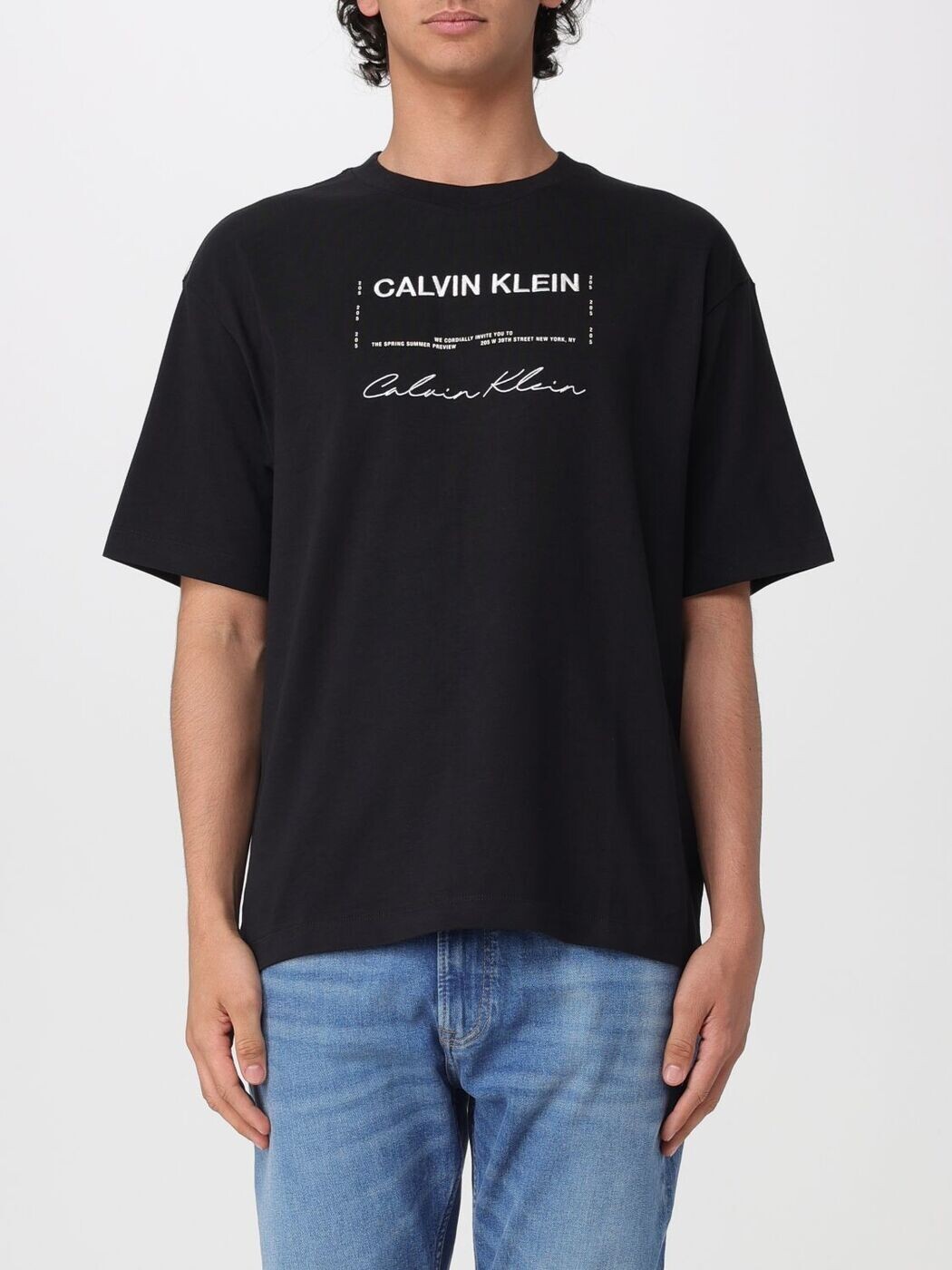 カルバン クライン CALVIN KLEIN Tシャツ メンズ ブラック T-shirts LV04RE827G Black 関税 送料無料 2026SS gi|BRANDSHOP「il Tesoro」