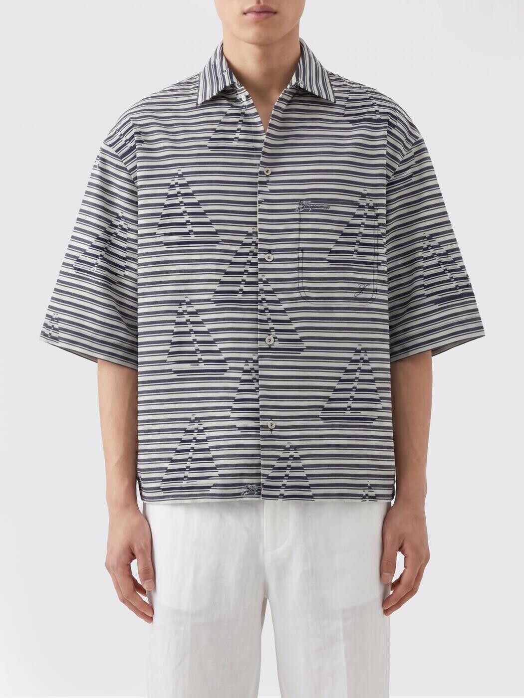 ジャックムス JACQUEMUS プルオーバー メンズ 青色 Shirts SHM00622AW00838 関税 貨物輸送無料 2026SS gi