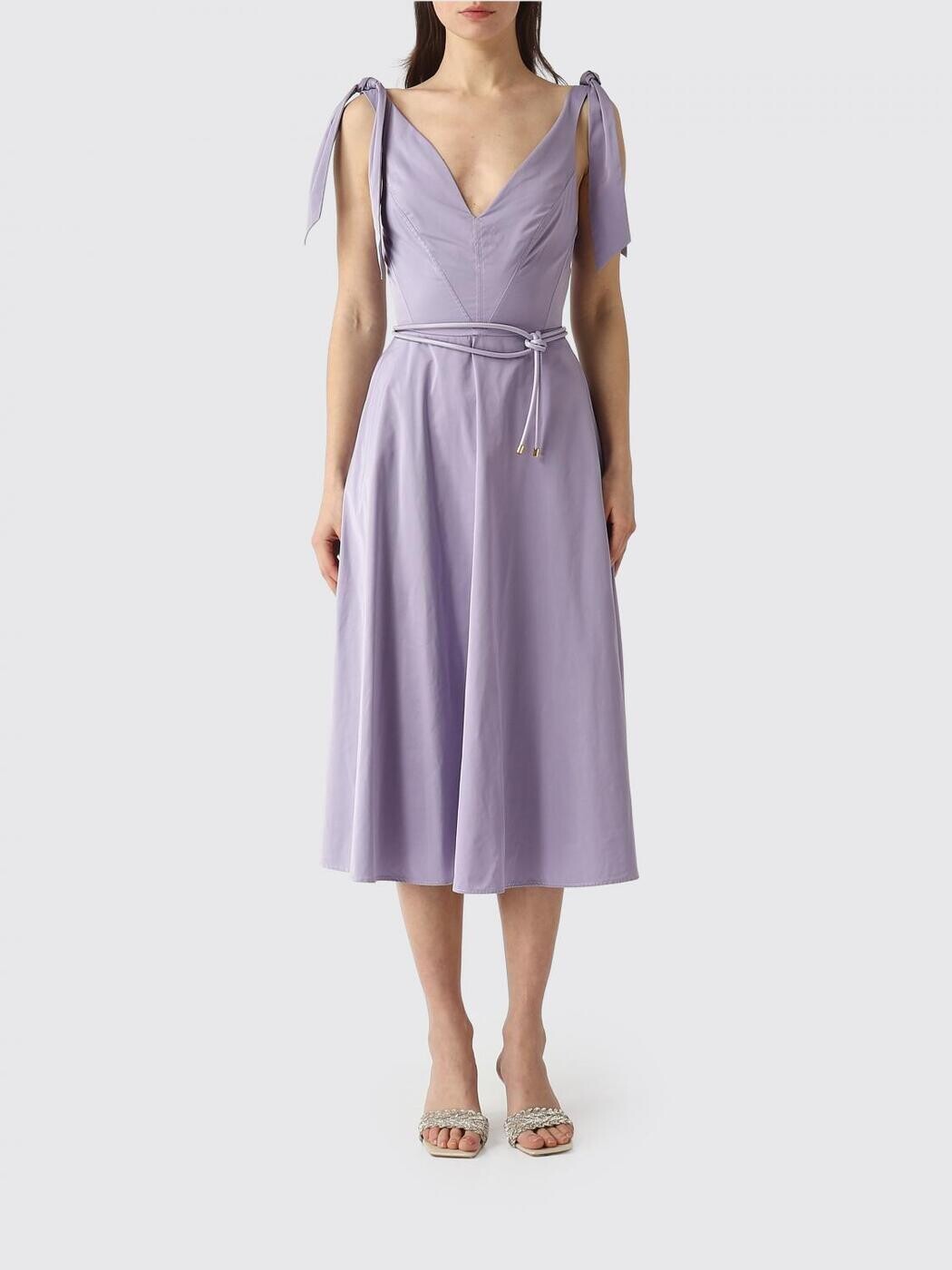 エリザベッタ フランキ ELISABETTA FRANCHI ワンピース ドレス レディース Dresses AB90361E2 Lilac 関税 送料無料 2026SS gi｜BRANDSHOP「il Tesoro」