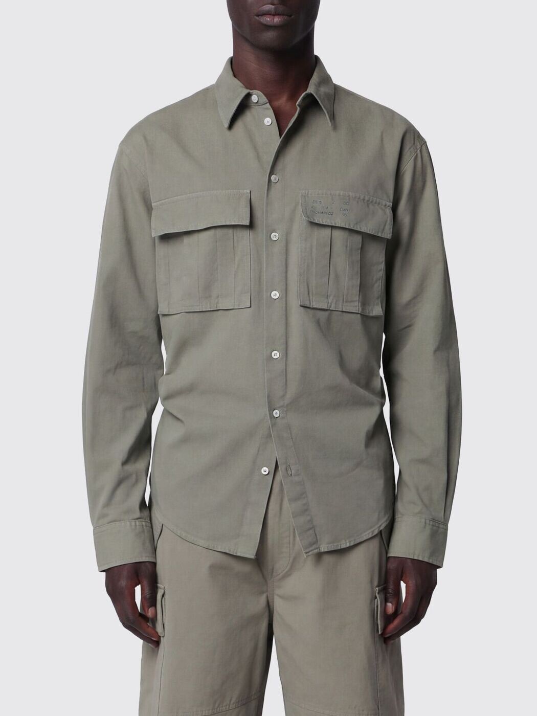 ディースクエアード DSQUARED2 プルオーバー メンズ 緑であること Shirts S71DM0830D35058 関税 貨物輸送無料 2026SS gi