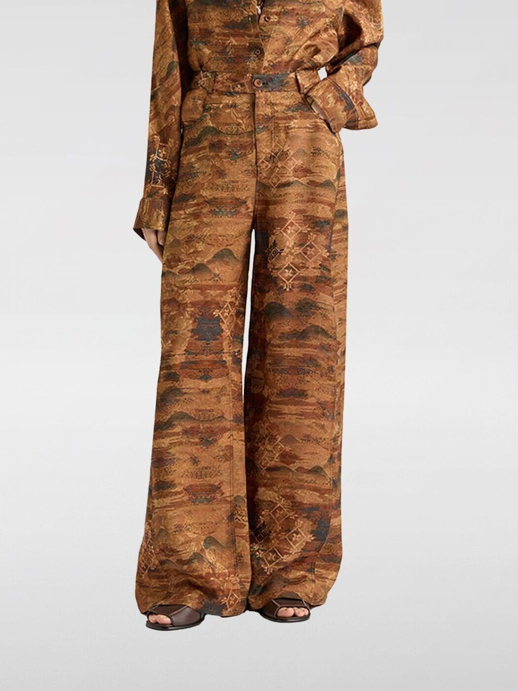 モモニ MOMONI ズボン ズボン下 レディース 赤銅色 Trousers 265MMOPA014265MO22 関税 貨物輸送無料 2026SS gi