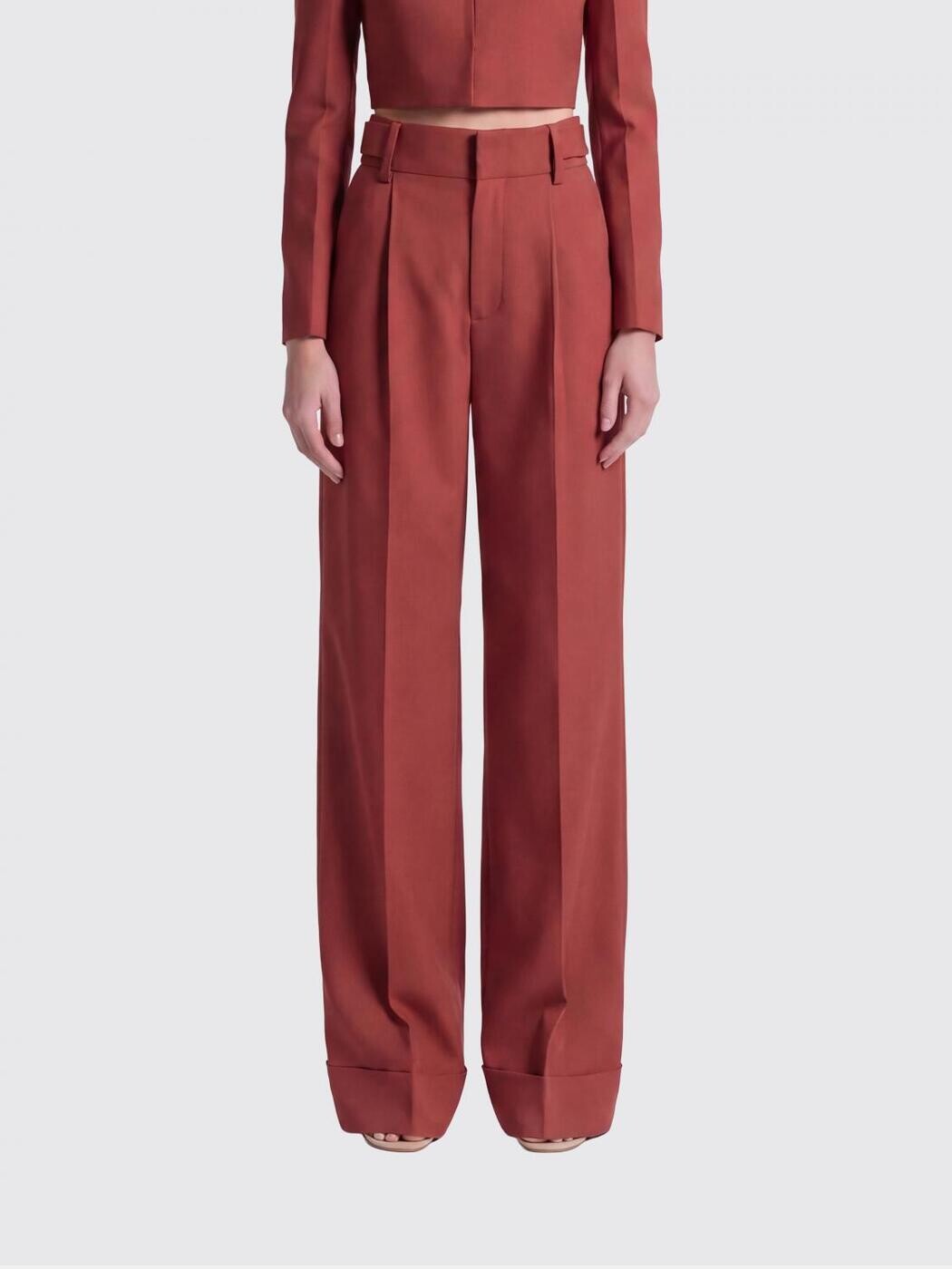 アルベルタ フェレッティ ALBERTA FERRETTI ズボン ズボン下 レディース 赤銅色 Trousers 03191635 関税 貨物輸送無料 2026SS gi