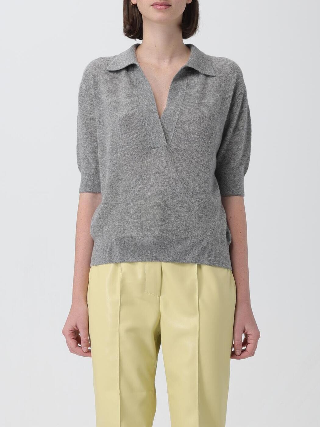 紙凧 KHAITE スウェーター 編み物お召しもの レディース 薄墨色 Knitwear 8787605K605 関税 貨物輸送無料 2026SS gi