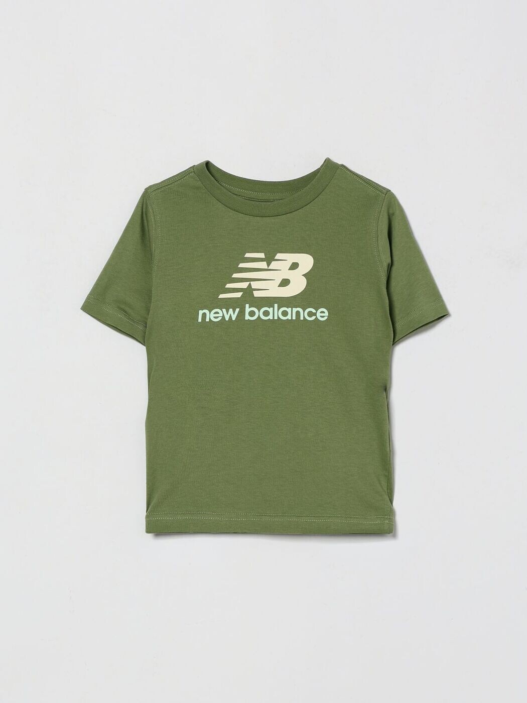 ニュー平衡にする NEW BALANCE ロング衣袂ティーシャツ ティーシャツ ボーイズ 緑であること Long sleeve t-shirts LAKB0297 関税 貨物輸送無料 2026SS gi