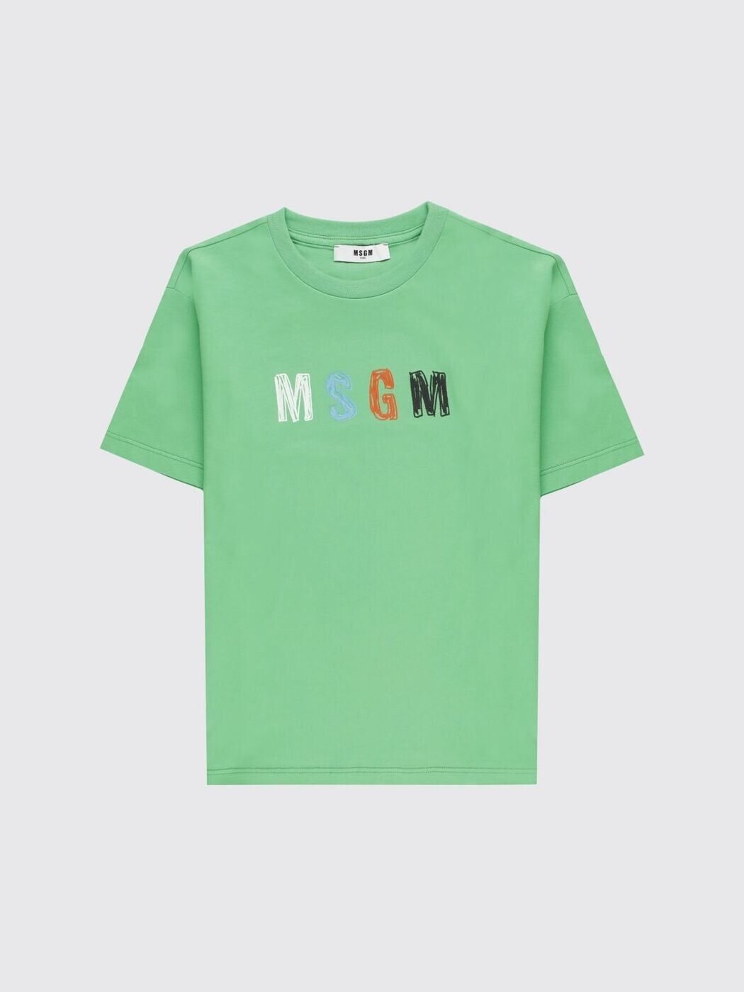 エムエスジーエム MSGM ロング衣袂ティーシャツ ティーシャツ ボーイズ 緑であること Long sleeve t-shirts S6MSJBTH232 関税 貨物輸送無料 2026SS gi