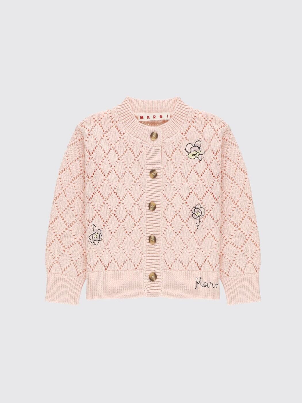 マルニ MARNI ティーシャツ トップス ベビーユニセックス サクラ色 T-shirt M01648M00X7 関税 貨物輸送無料 2026SS gi
