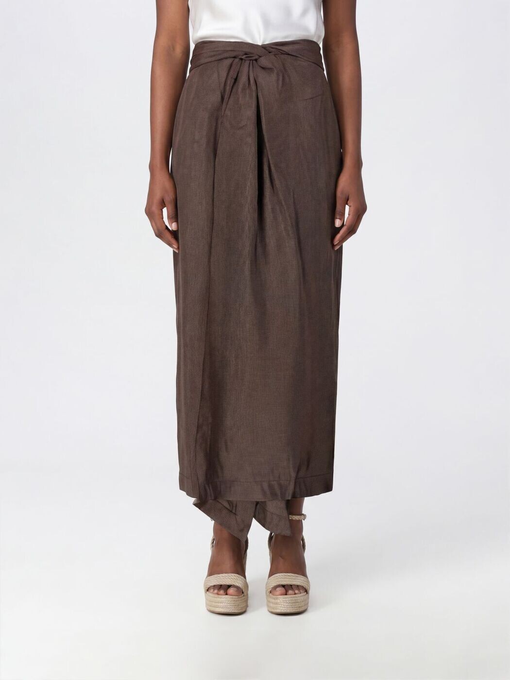 ローエ ROHE Tシャツ トップス レディース ブラウン T-shirts and tops 41932118 Brown 関税 送料無料 2026SS gi｜BRANDSHOP「il Tesoro」