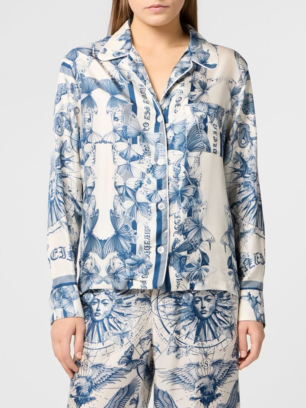 フィリップ飾り気のない PHILIPP PLEIN プルオーバー レディース Shirts SAFCWRP0558PTE104N 関税 貨物輸送無料 2026SS gi