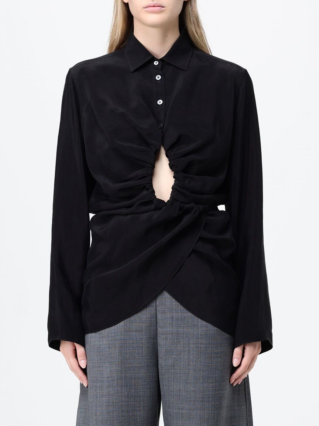 住み家 マルジェラ MAISON MARGIELA プルオーバー レディース 黒いこと Shirts S29DT0010M3590 関税 貨物輸送無料 2026SS gi