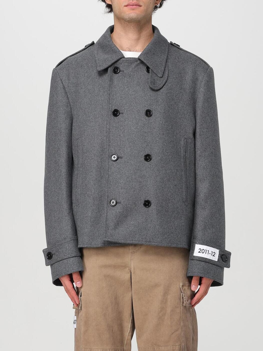 ドルチェ\u0026ガッバーナ DOLCE\u0026GABBANA トレンチ 厚地の外套 メンズ 薄墨色 Coats and Trench G046WTHUMUB 関税 貨物輸送無料 2025AW gi