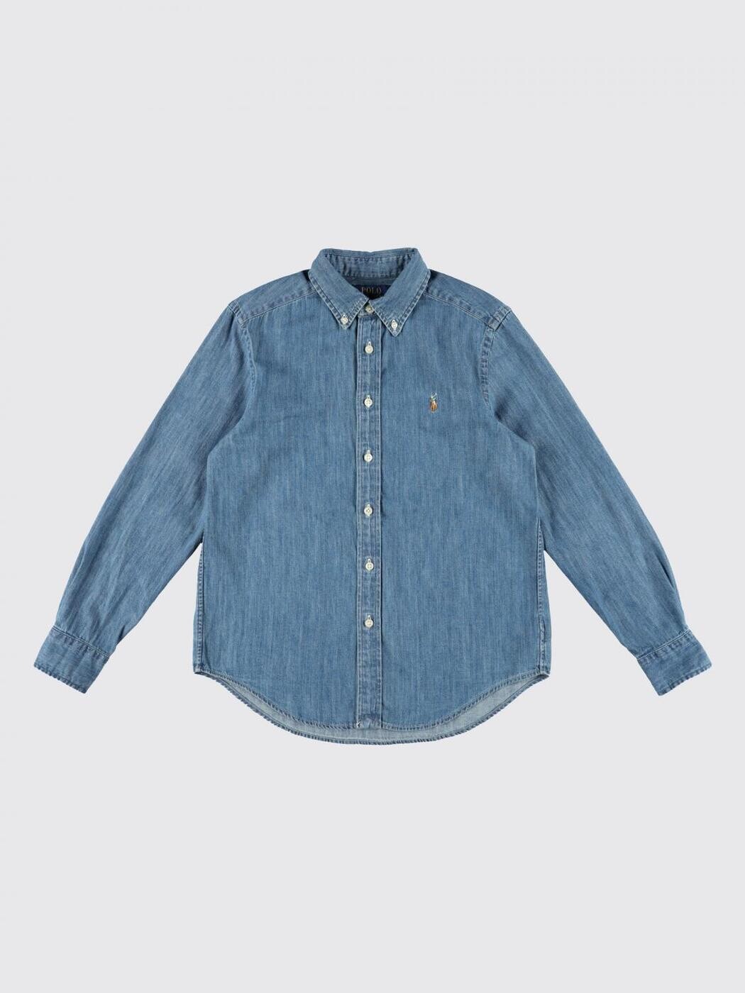 ポロ・ラルフローレン POLO RALPH LAUREN プルオーバー ボーイズ 青色 Casual shirts 323713843 関税 貨物輸送無料 2026SS gi