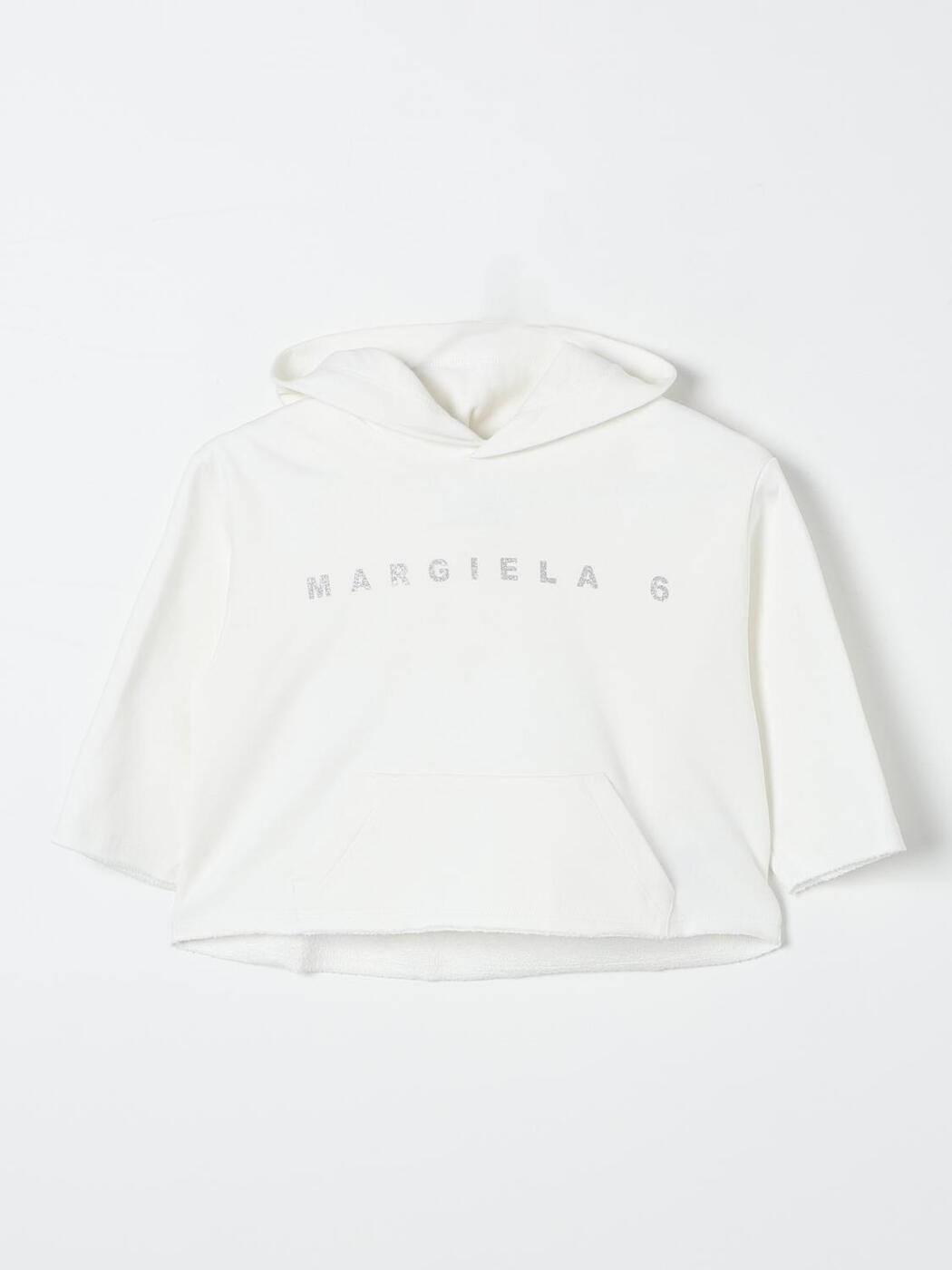 エムエムシックス メゾン マルジェラ MM6 MAISON MARGIELA クルーネックジャンパー ニットウェア ボーイズ ホワイト Crew neck jumpers M60684MM04H 関税 送料無料 2024AW gi
