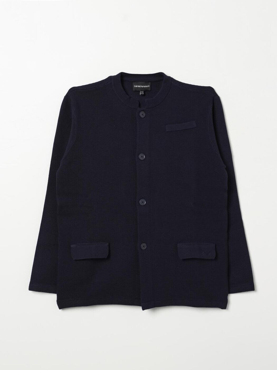 エンポリオ・アルマーニ EMPORIO ARMANI クルーネックジャンパー 編み物御召しもの ボーイズ 青碧 Crew neck jumpers 6D4G514MJEZ 関税 貨物輸送無料 2025AW gi