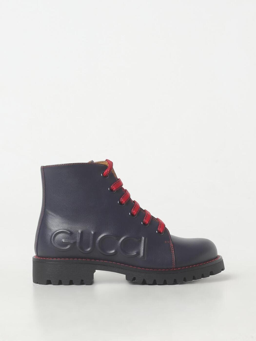 グッチ GUCCI ダービーシューズ シューズ ボーイズ 青碧 Derby shoes 793067AADO8 関税 貨物輸送無料 2024AW gi