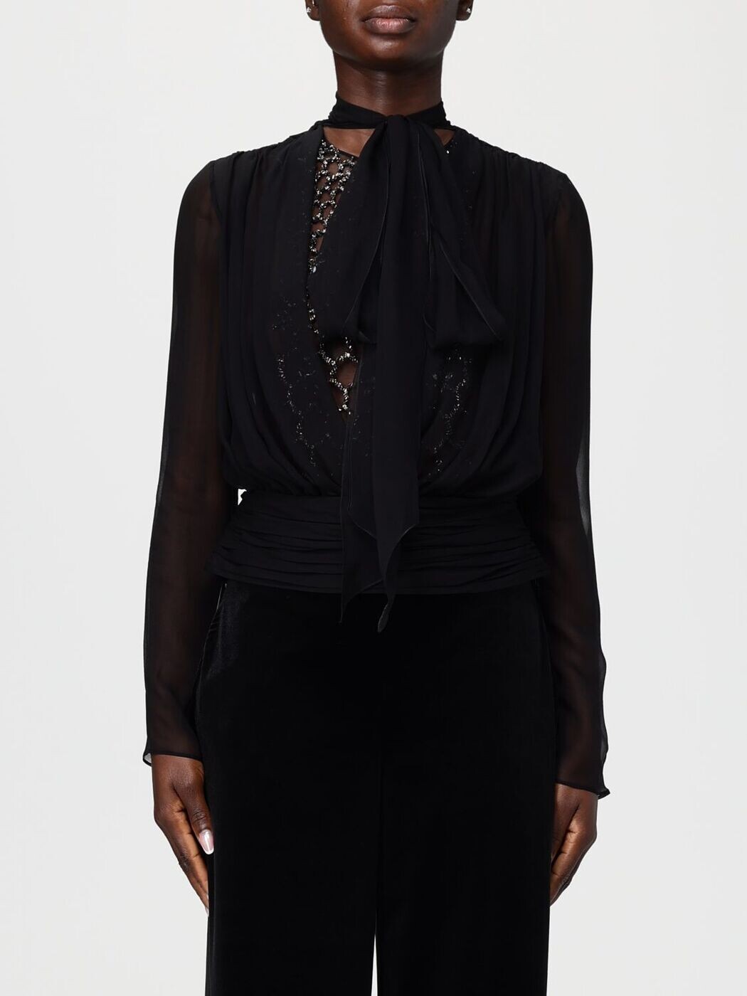 アルベルタ フェレッティ ALBERTA FERRETTI ティーシャツ トップス レディース 黒いこと T-shirts and tops 02175114 関税 貨物輸送無料 2026SS gi