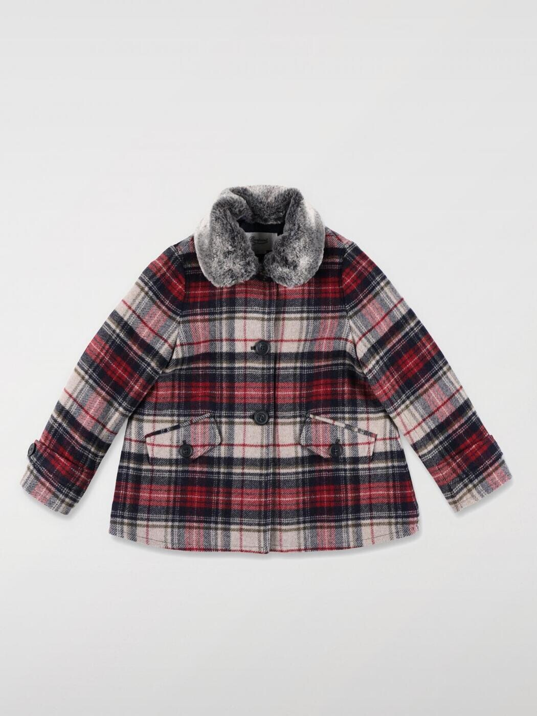 ボンポワン BONPOINT トレンチコート 厚地の外套 ガールズ 赤いこと Trench coats W04GOUW00013 関税 貨物輸送無料 2024AW gi