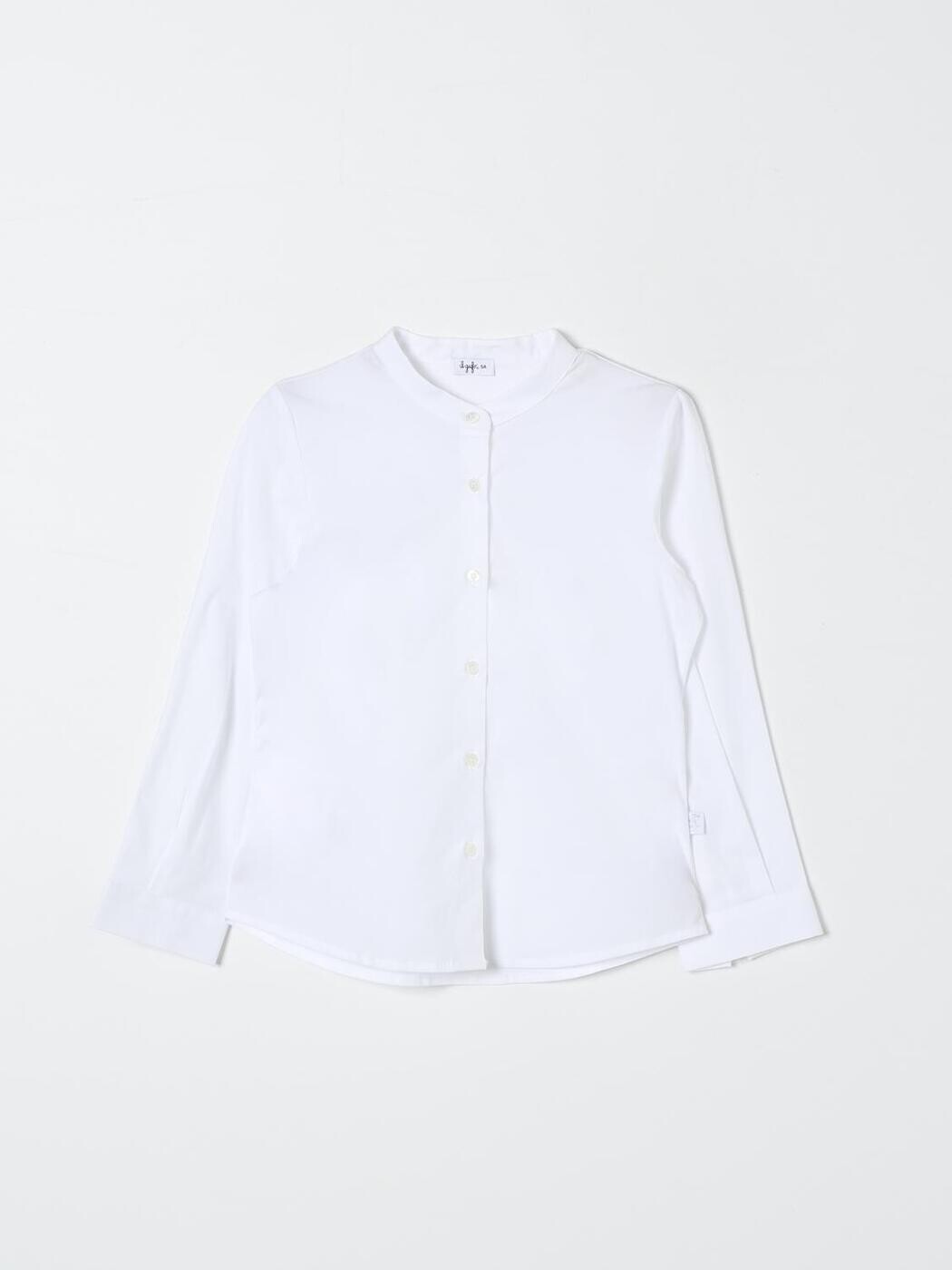 イルグッフォ IL GUFO フォーマルシャツ プルオーバー ガールズ 白いこと Formal shirts CL249C0061 関税 貨物輸送無料 2024AW gi