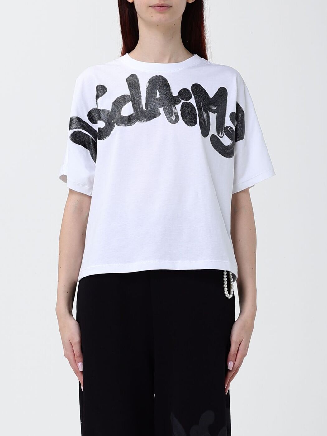 DISCLAIMER ポロシャツ Tシャツ レディース ホワイト T-shirts and polo shirts 55554 White 関税 送料無料 2026SS gi｜BRANDSHOP「il Tesoro」