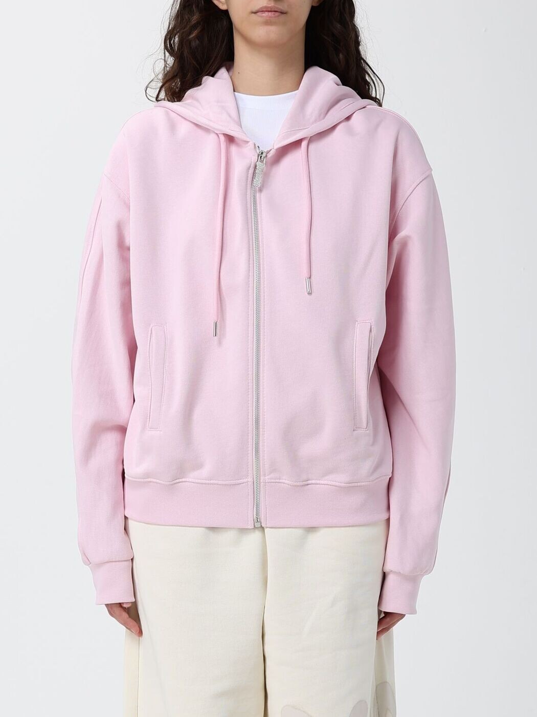 DISCLAIMER 調教師 レディース サクラ色 Sweatshirts 55551 関税 貨物輸送無料 2026SS gi