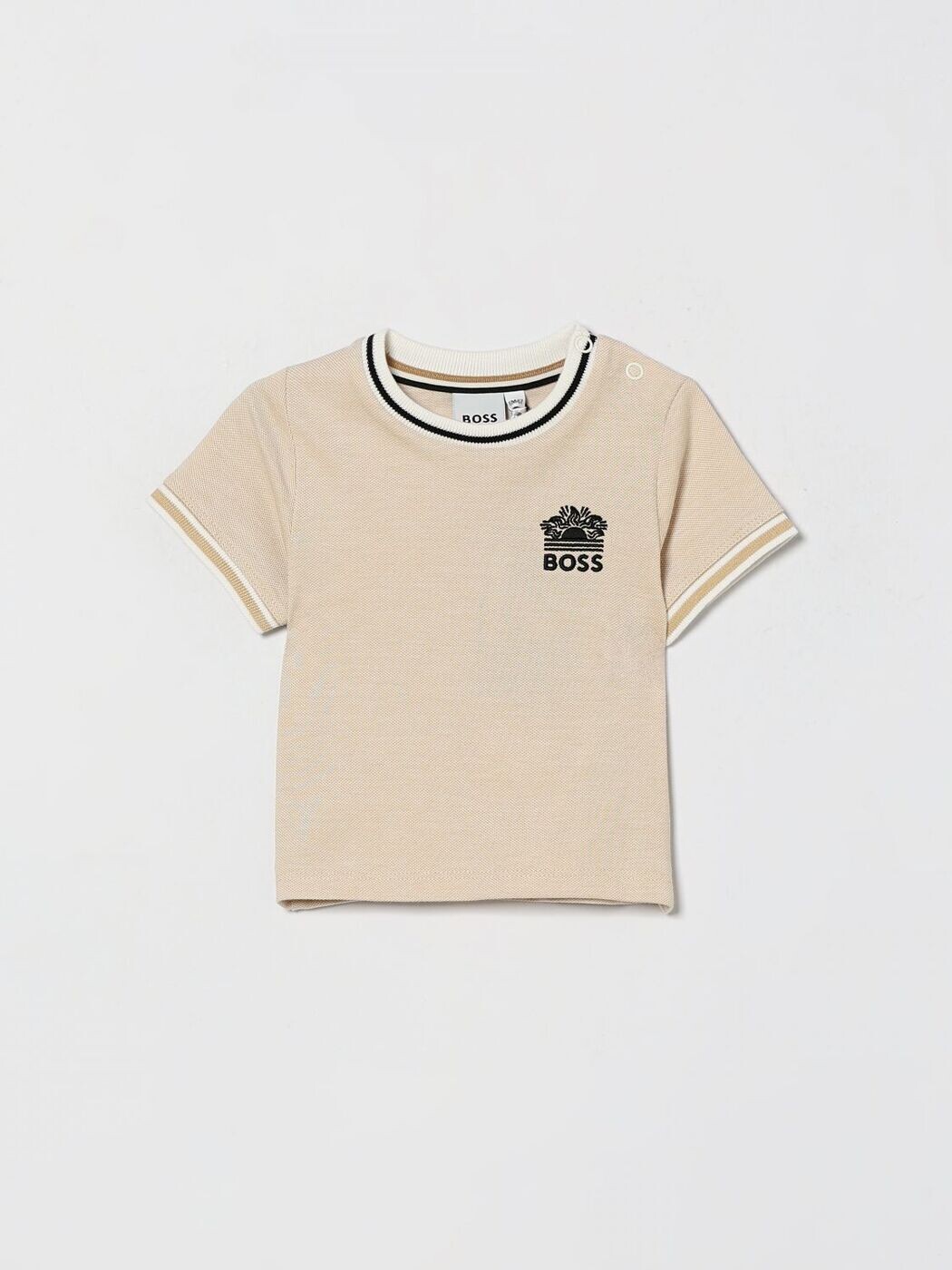 ボスキッズウェア BOSS KIDSWEAR ティーシャツ トップス ベビーユニセックス ベージュ T-shirt J52888 関税 貨物輸送無料 2026SS gi