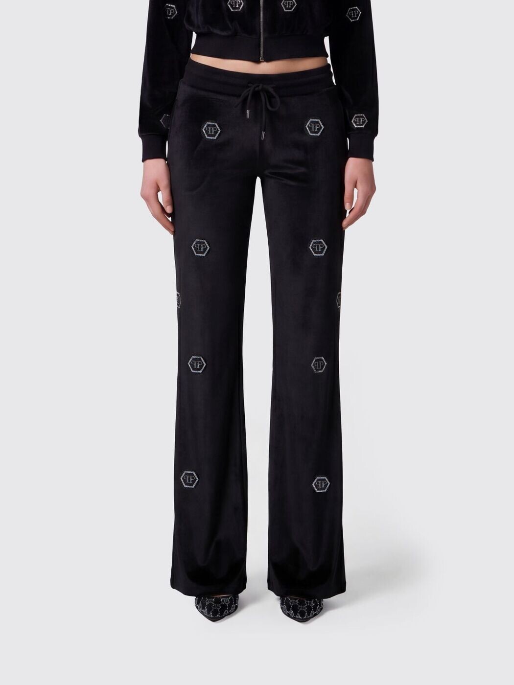 フィリッププレイン PHILIPP PLEIN ズボン パンツ レディース ブラック Trousers SAFCWJT2168PTE003N Black 関税 送料無料 2026SS gi|BRANDSHOP「il Tesoro」