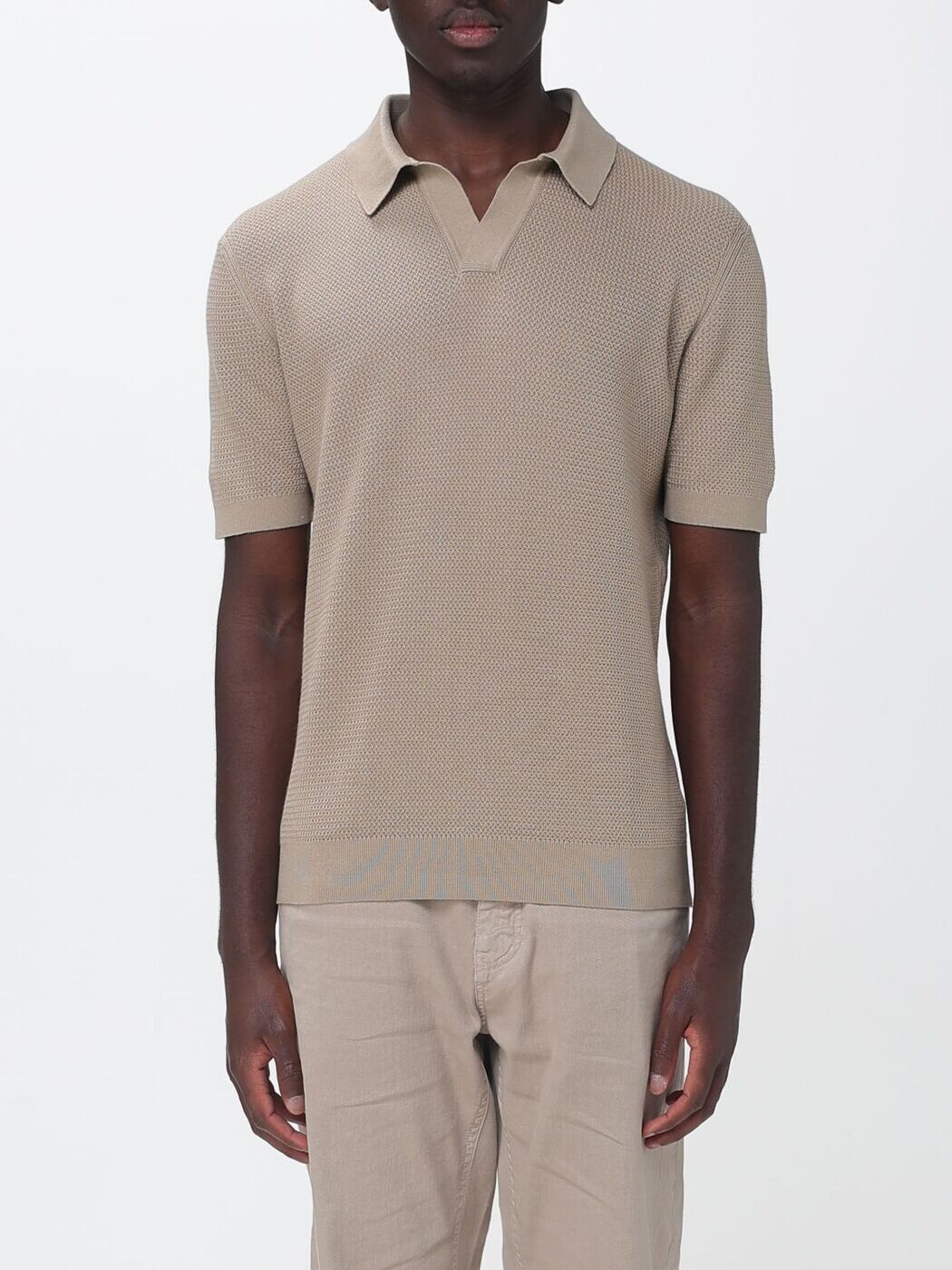 ゼニア ZEGNA ポロシャツ メンズ ベージュ Polo shirts C31UHC26A3 Beige 関税 送料無料 2026SS gi｜BRANDSHOP「il Tesoro」