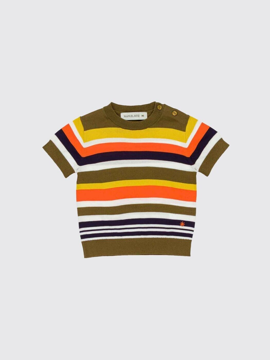 マニュエル リッツ MANUEL RITZ ティーシャツ トップス ベビーユニセックス マルチ色つや T-shirt MR3357 関税 貨物輸送無料 2026SS gi
