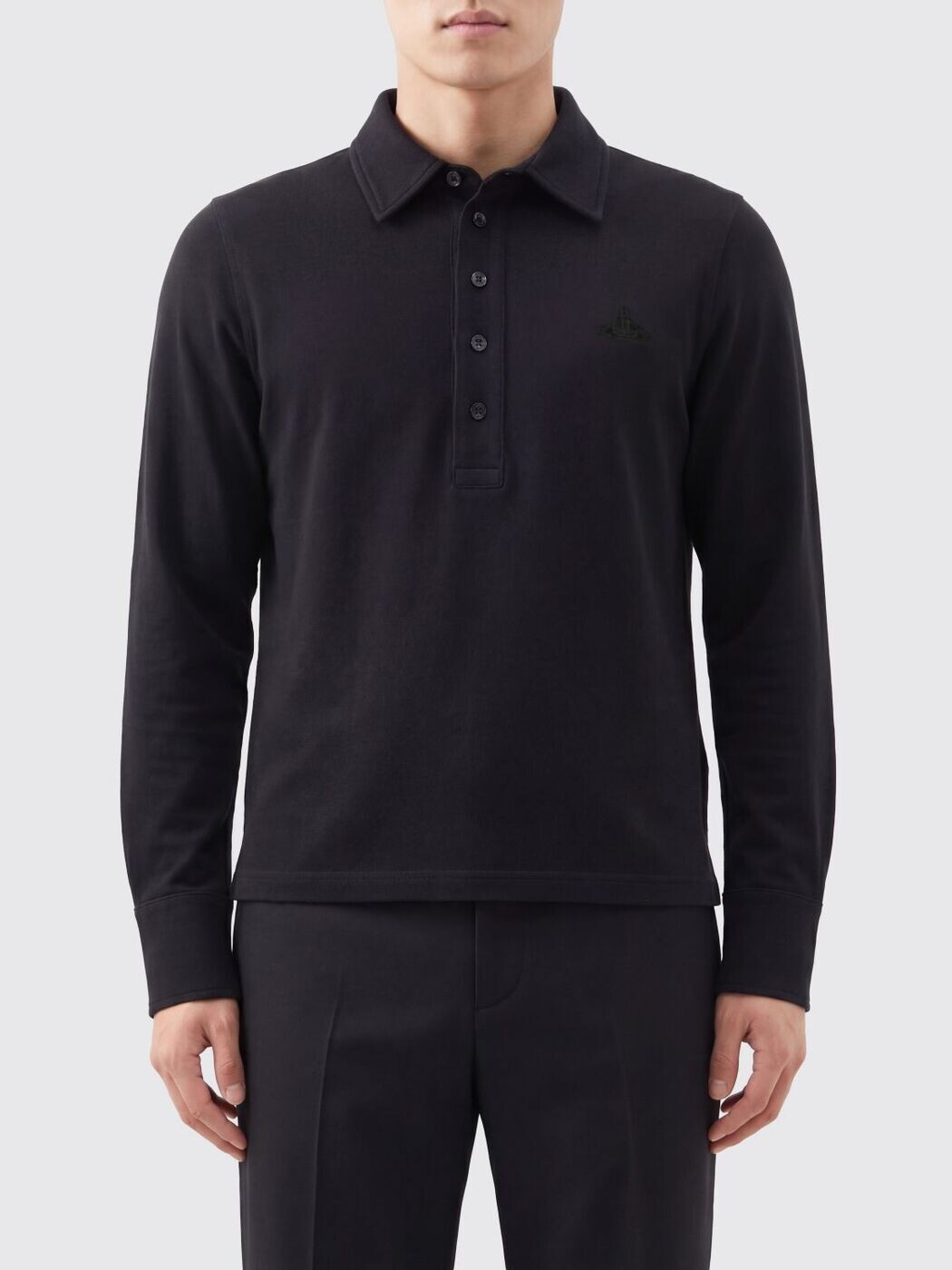 ヴィヴィアンウエストウッド VIVIENNE WESTWOOD スポーツシャツ メンズ 黒いこと Polo shirts 2H01000WJ00金 関税 貨物輸送無料 2026SS gi