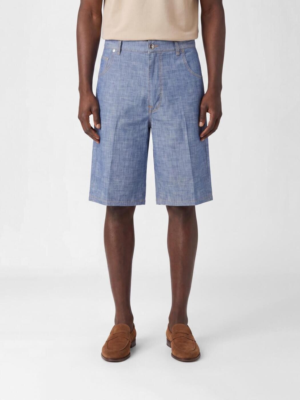 フェンディ FENDI さる股引き メンズ 青色 Shorts FLP375AY0C 関税 貨物輸送無料 2026SS gi