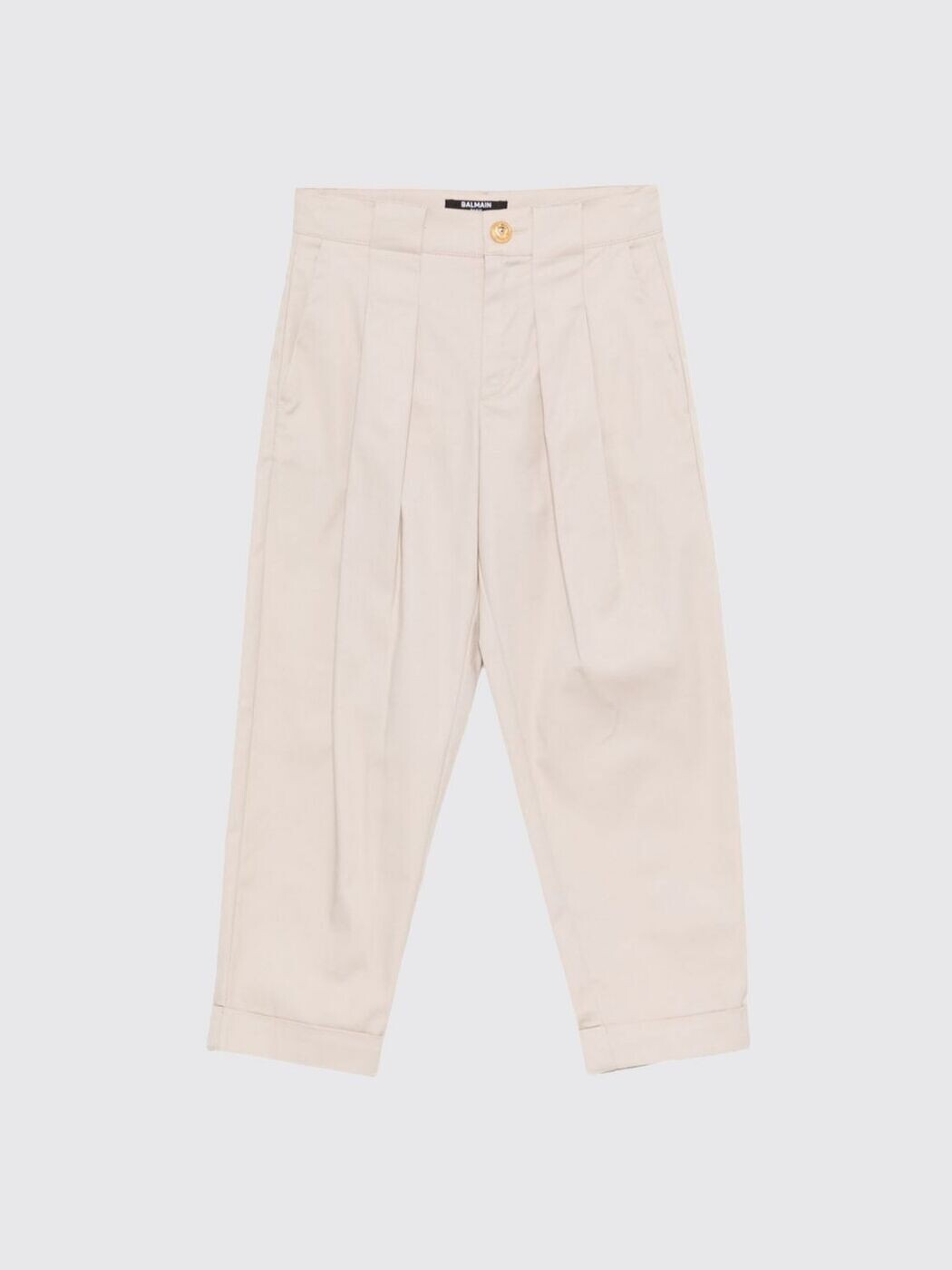 バルマン BALMAIN ズボン下 ボーイズ ベージュ Cargo trousers BY6R20G0197 関税 貨物輸送無料 2026SS gi
