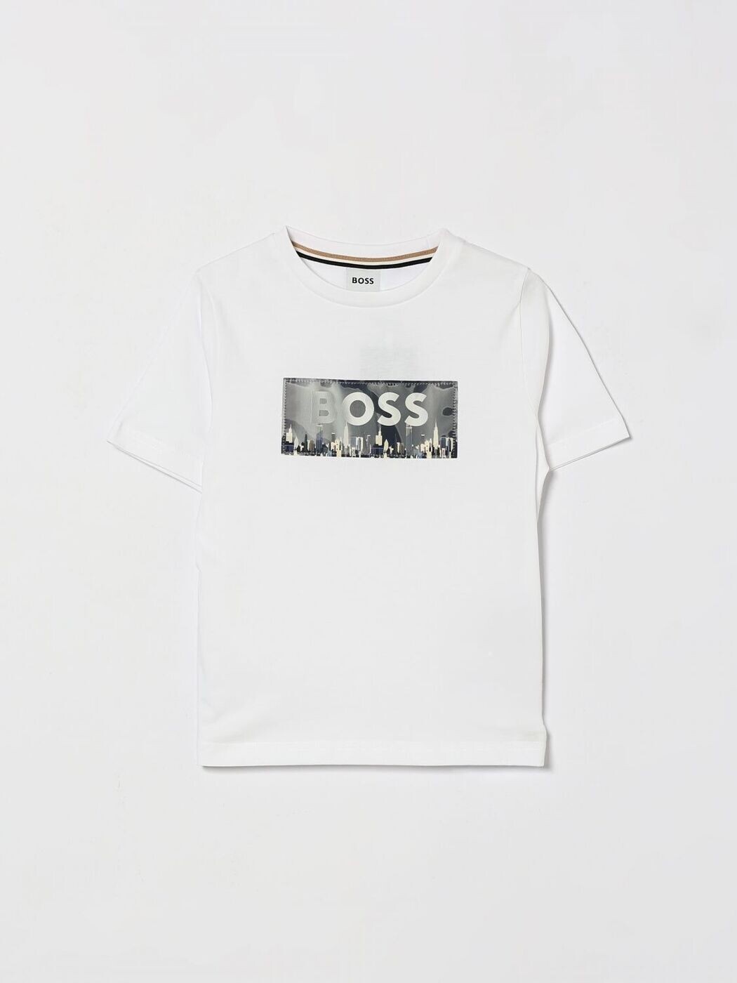ヒューゴ 主任者 HUGO BOSS ロング衣袂ティーシャツ ティーシャツ ボーイズ 白いこと Long sleeve t-shirts J52989 関税 貨物輸送無料 2026SS gi