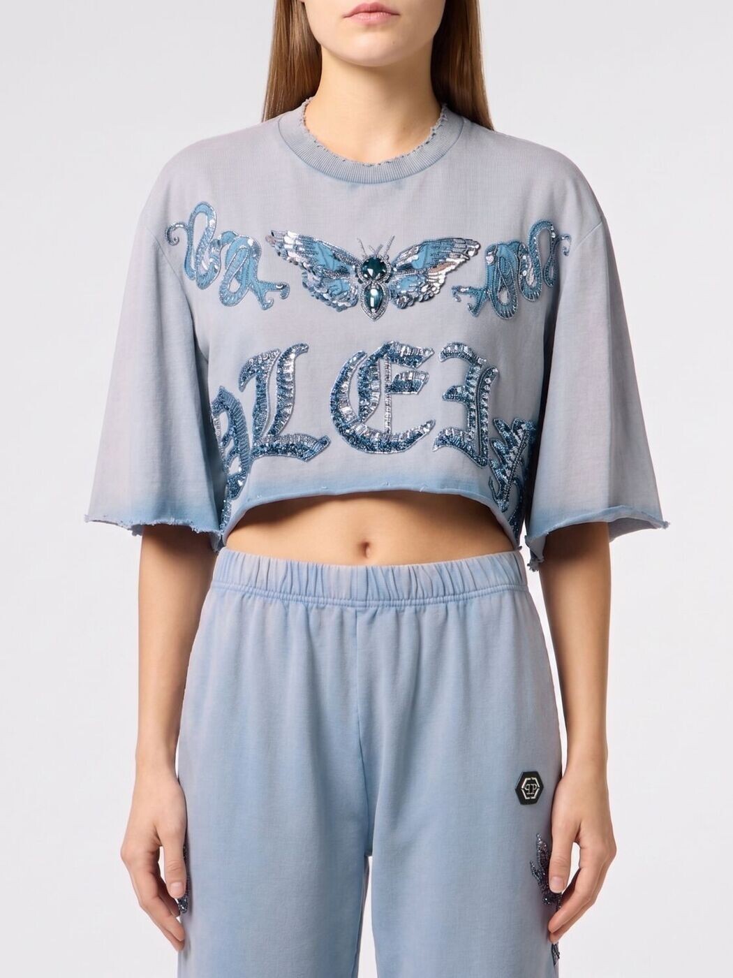 フィリッププレイン PHILIPP PLEIN ポロシャツ Tシャツ レディース T-shirts and polo shirts SAFCWTK3870PTE004N Turquoise 関税 送料無料 2026SS gi|BRANDSHOP「il Tesoro」