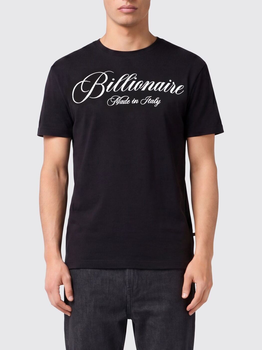 ビリオネア BILLIONAIRE ティーシャツ メンズ 黒いこと T-shirts BAFCMTK8939BTE014N 関税 貨物輸送無料 2026SS gi