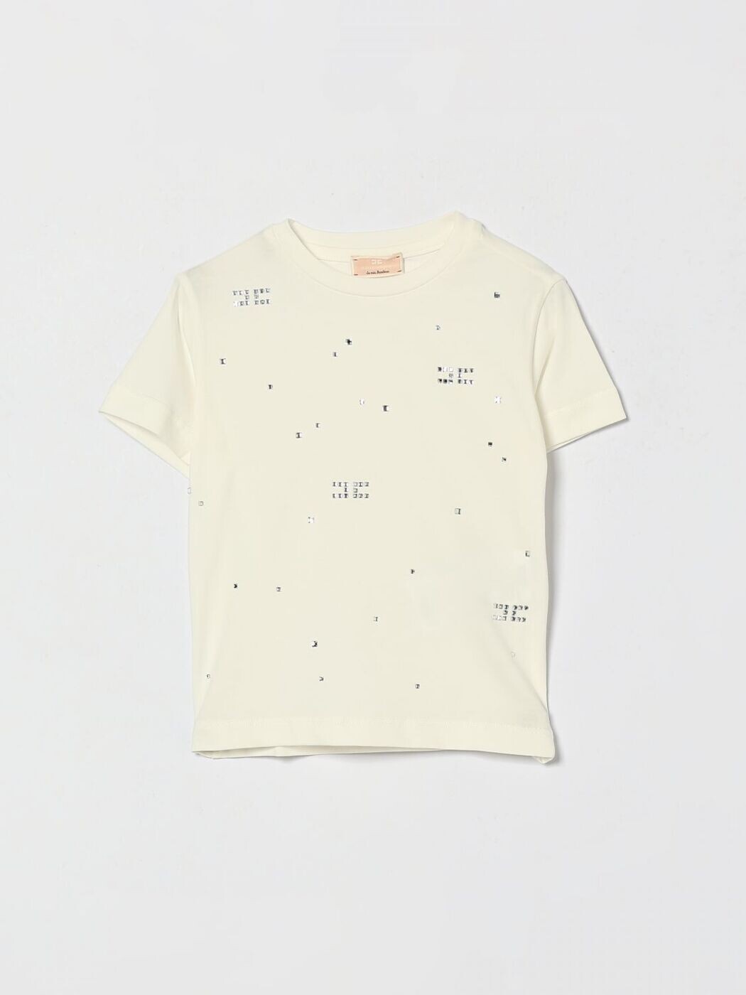 エリザベッタ フランキ ELISABETTA FRANCHI 天使の都市 MIA BAMBINA ティーシャツ トップス ベビーユニセックス 白いこと T-shirt EGTS112JE006 関税 貨物輸送無料 2026SS gi