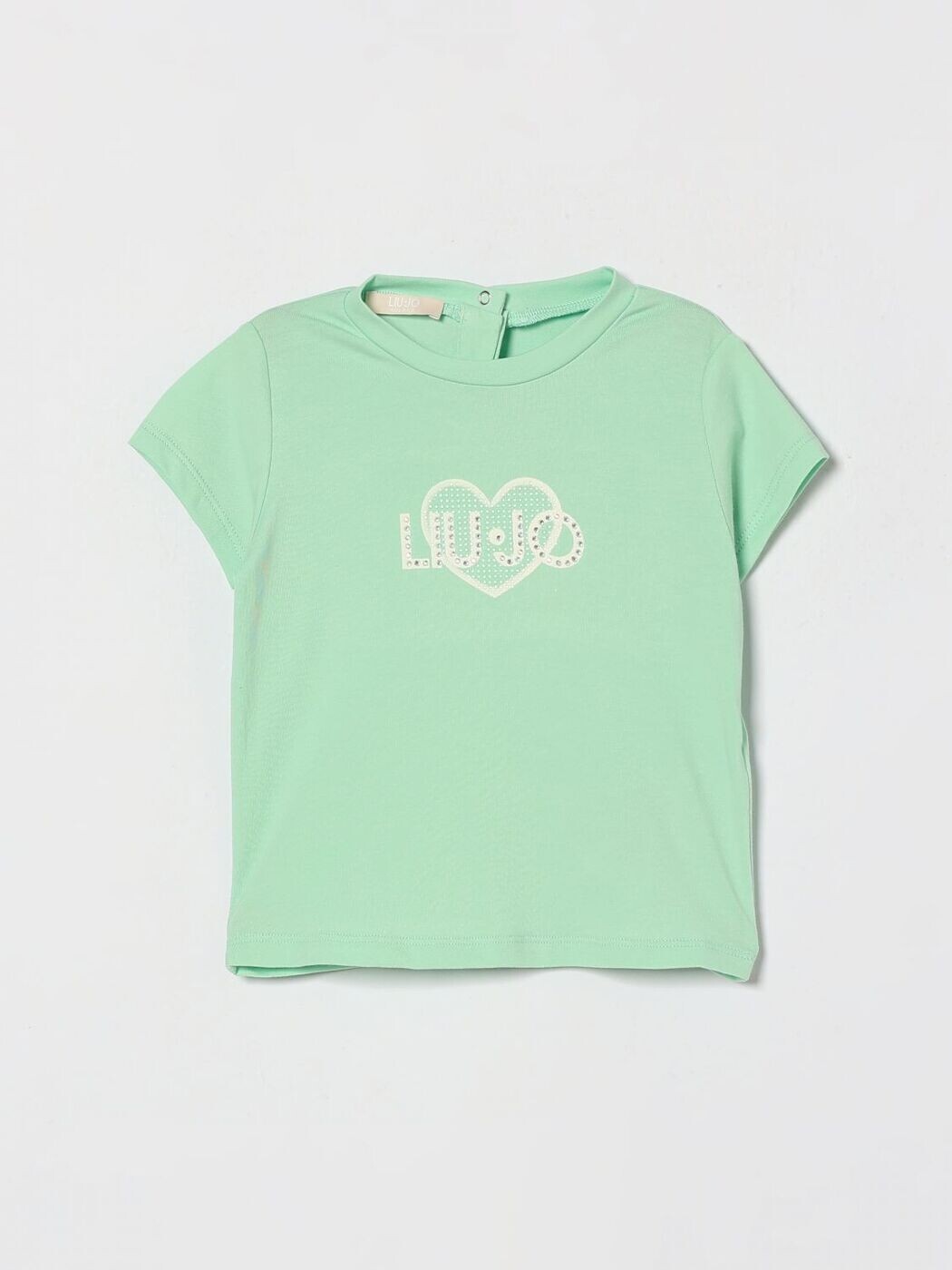リュー・ジョー LIU JO ティーシャツ トップス ベビーユニセックス 緑であること T-shirt HA6062JS003 関税 貨物輸送無料 2026SS gi