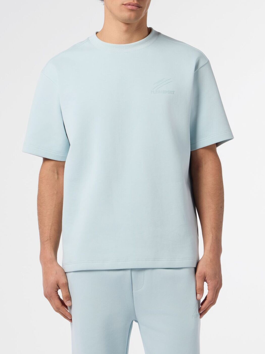 プレインスポーツ PLEIN SPORT Tシャツ メンズ T-shirts SAFCMTK8908STE003N Turquoise 関税 送料無料 2026AW gi｜BRANDSHOP「il Tesoro」