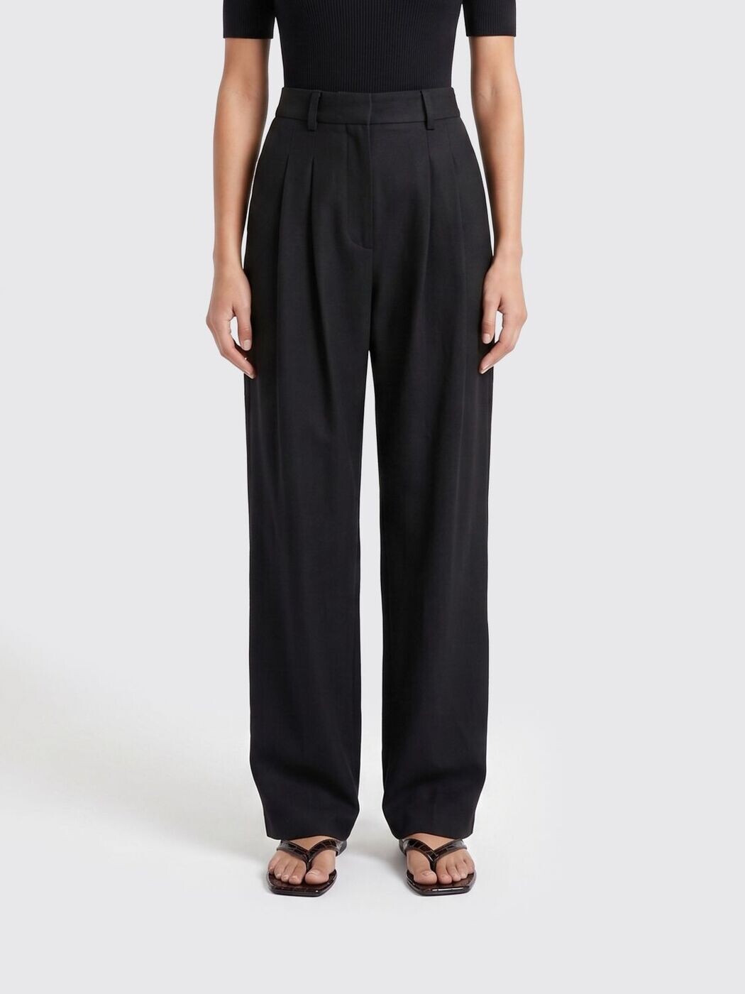 ナヌーシュカ NANUSHKA ズボン ズボン下 レディース 黒いこと Trousers NW26SSPA26199 関税 貨物輸送無料 2026SS gi