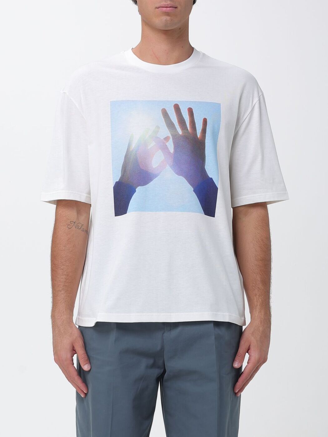 内鰓 サンダー JIL SANDER プルオーバー メンズ T-shirts J21GC0199J20361 関税 貨物輸送無料 2026SS gi