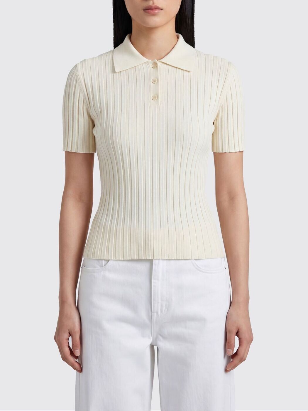 意中の女 パリス AMI PARIS スウェーター 編み物御召しもの レディース 白いこと Knitwear FPL437KN0160 関税 貨物輸送無料 2026SS gi