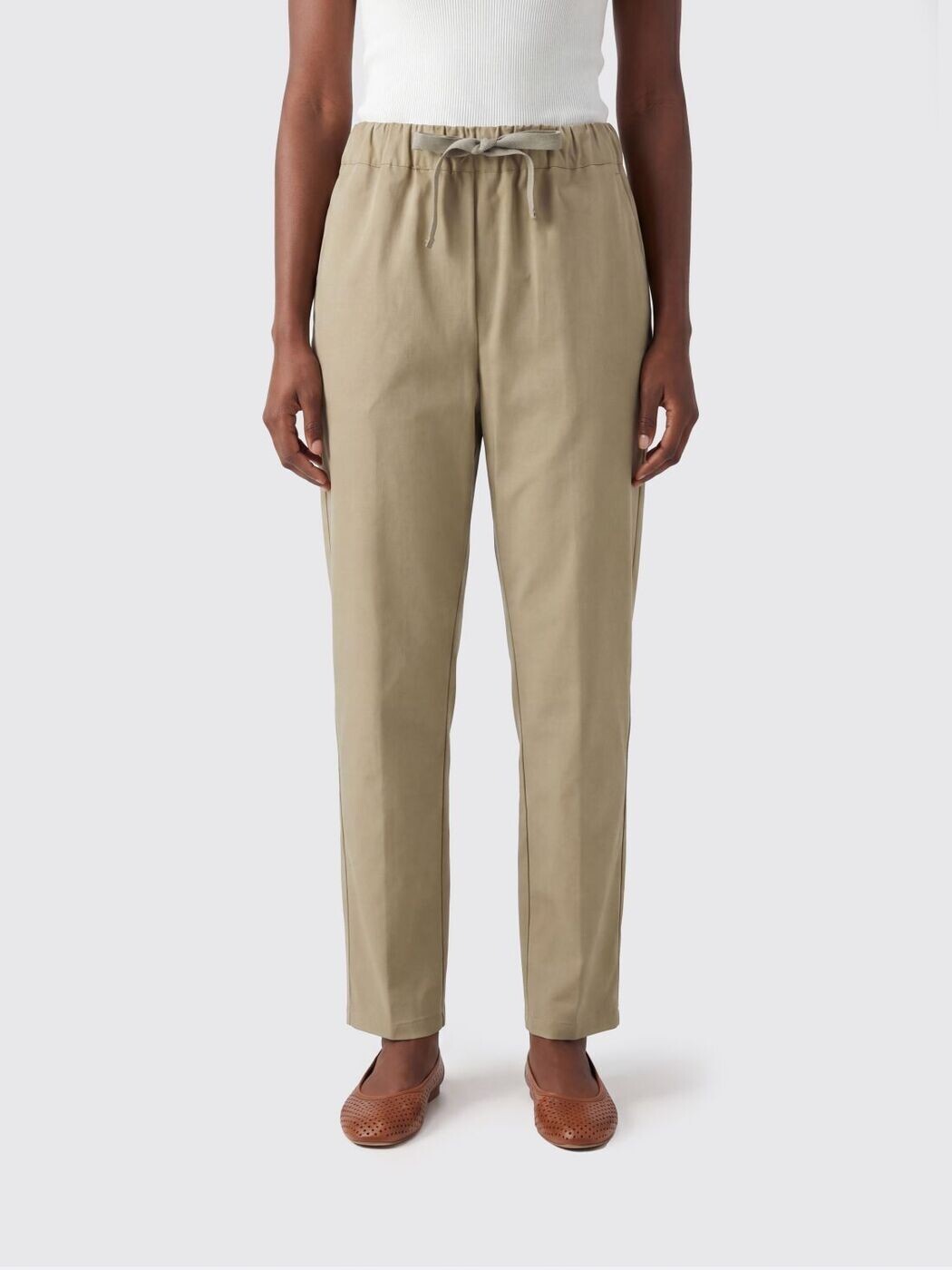 セミクチュール SEMICOUTURE ズボン ズボン下 レディース ベージュ Trousers Y6SO26 関税 貨物輸送無料 2026SS gi