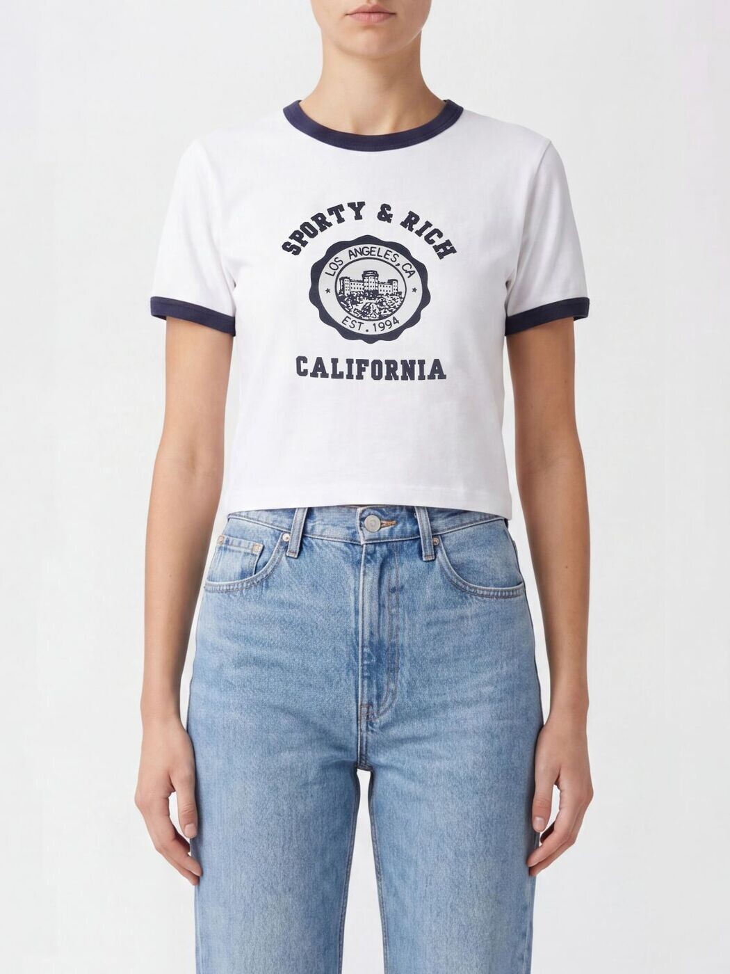 スポーティアンドリッチ SPORTY RICH スポーツシャツ プルオーバー レディース 米国海軍 T-shirts and polo shirts TO073710509WH50 関税 貨物輸送無料 2026SS gi