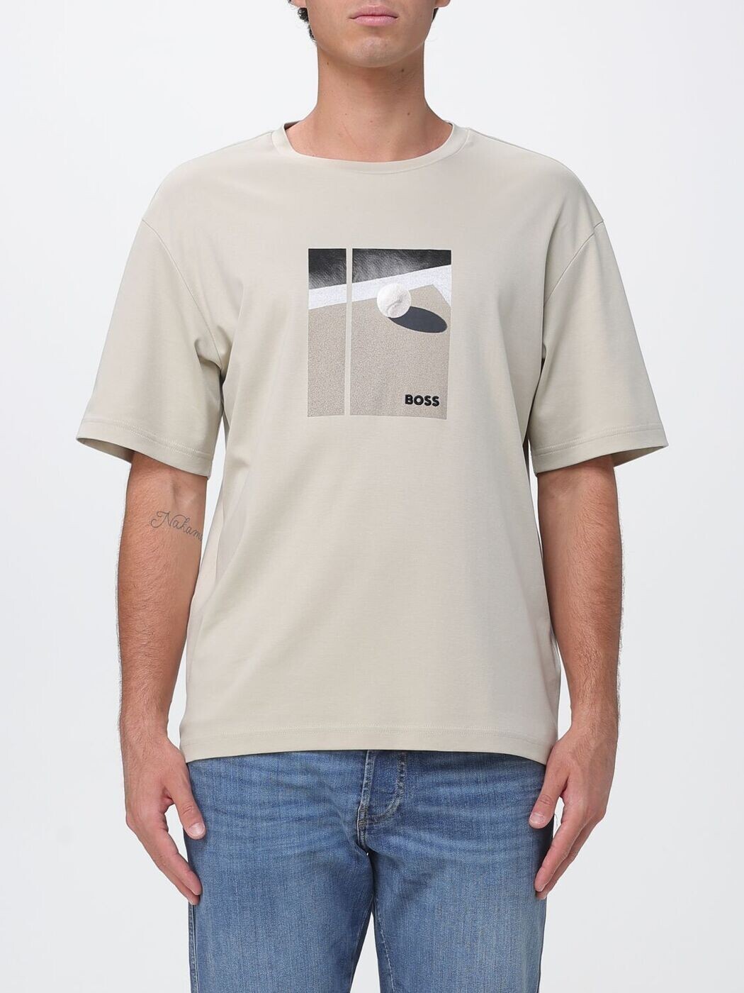 ボス BOSS Tシャツ メンズ T-shirts 50554365 Sand 関税 送料無料 2026SS gi｜BRANDSHOP「il Tesoro」