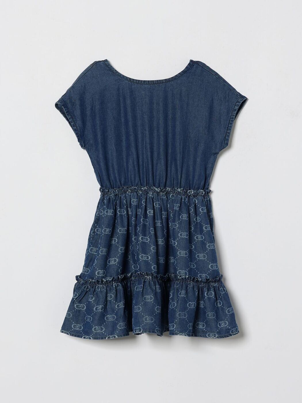 リュー ジョ― LIU JO ロングお召しもの お召しもの ガールズ 青色 Long dresses KA6096D5044 関税 貨物輸送無料 2026SS gi