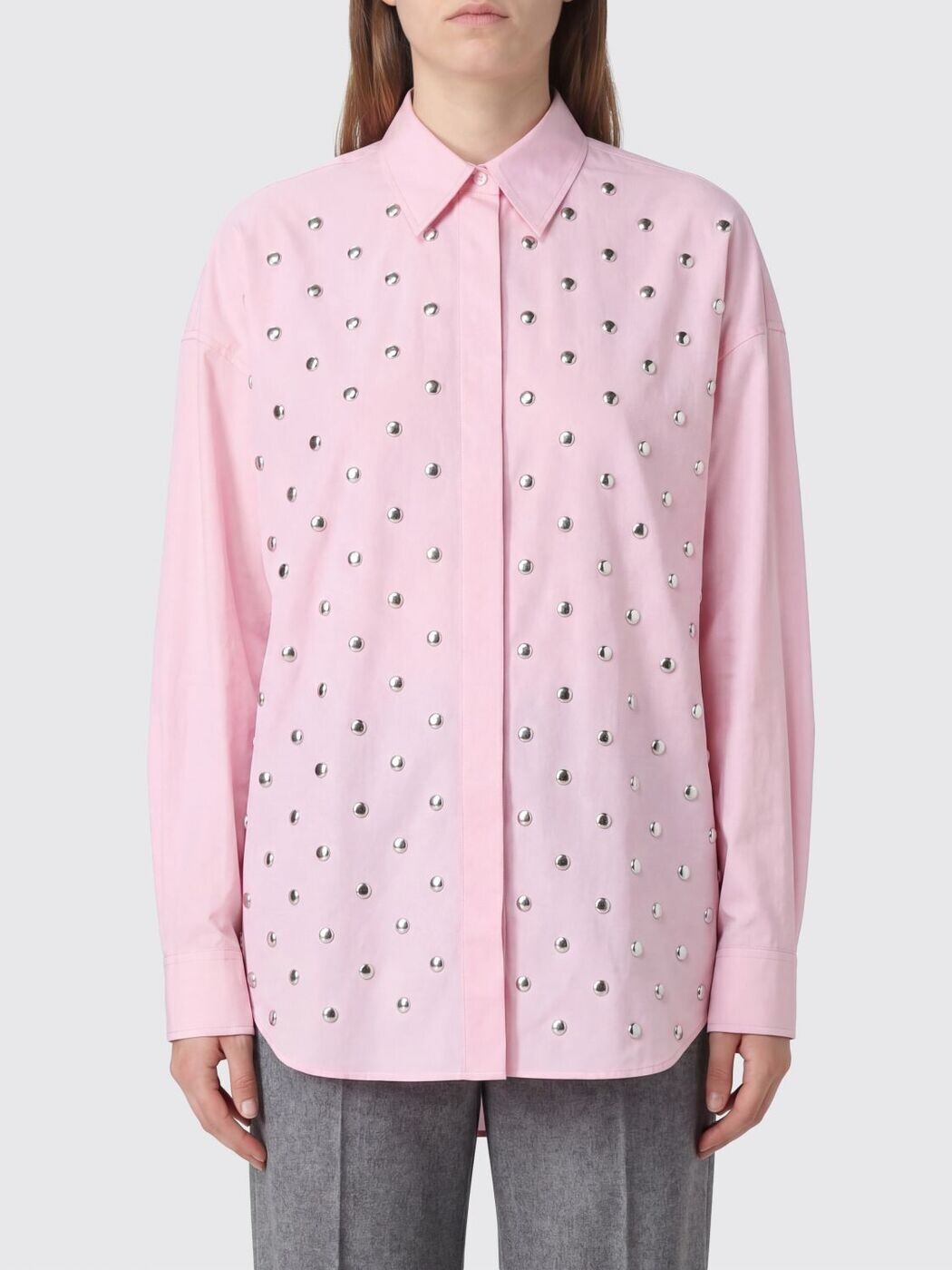 エムエスジーエム MSGM プルオーバー レディース サクラ色 Shirts 4042MDE05X267112 関税 貨物輸送無料 2026SS gi