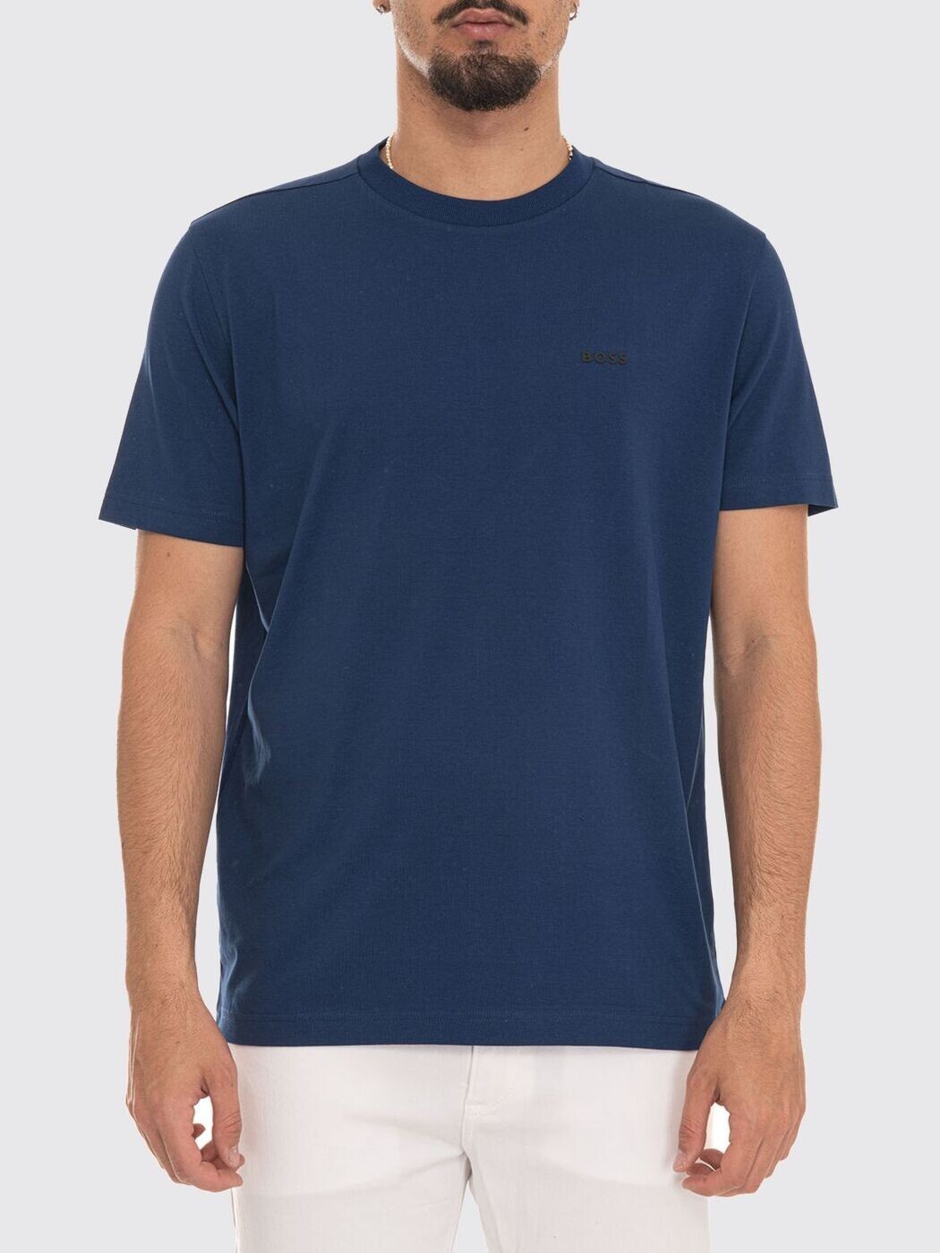 ボス BOSS Tシャツ メンズ T-shirts 50506373 Blue 2 関税 送料無料 2026SS gi｜BRANDSHOP「il Tesoro」