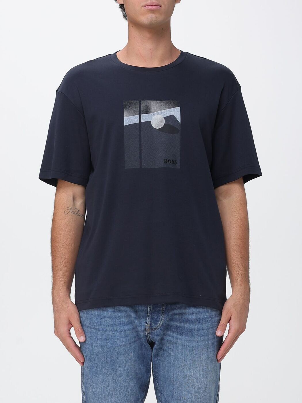 ボス BOSS Tシャツ メンズ ブルー T-shirts 50554365 Blue 関税 送料無料 2026SS gi｜BRANDSHOP「il Tesoro」